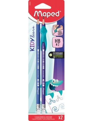 2 crayons à papier + guide doigt...