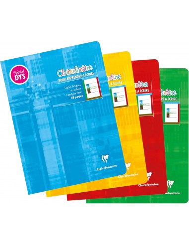 Cahier 17x22 cm - 48 Pages Réglure 4...